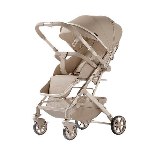 hibaby婴儿车可坐可躺双向折叠轻便儿童0-3岁新生儿高景观手推车