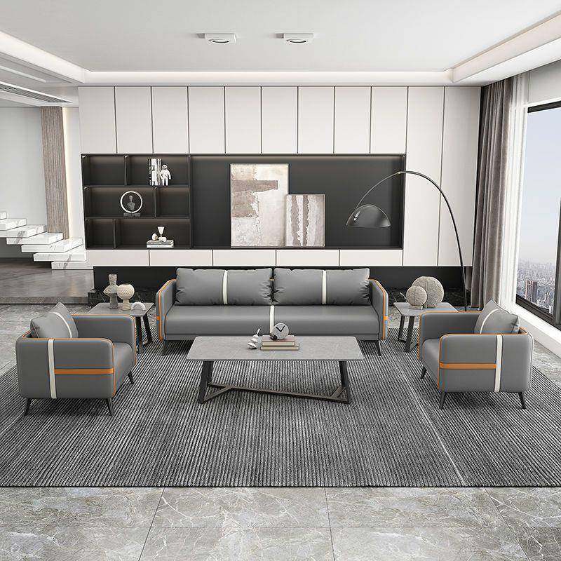 办公室沙发茶几组合套装接待室小型简约现代商务会客洽谈三人沙发,收纳整理,烫衣板及配件,淘宝优惠券,粉丝福利购,淘宝优惠卷