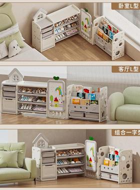 儿童玩具收纳21888架用容置物家多层整理绘本柜宝宝书架分类大量