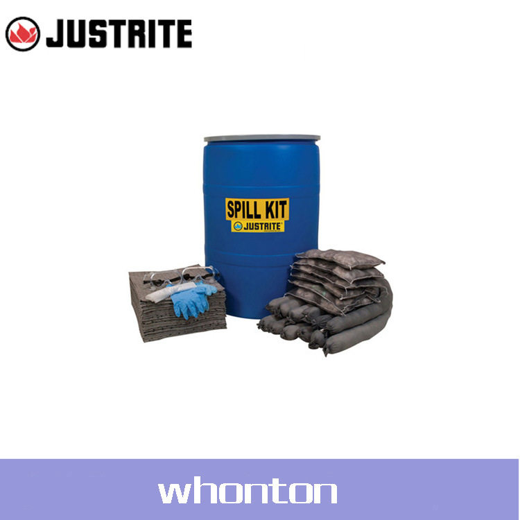溢漏应急套装200L应急套装 Justrite 55加仑通用型套装83642
