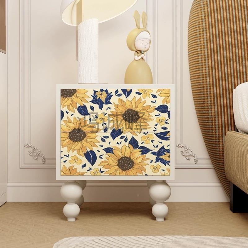 实Hc美墙式复古厅装饰柜GEB简易客小型木床头柜卧室家用储物柜靠