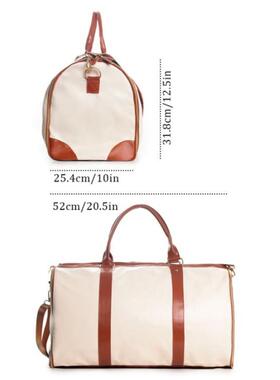 现货旅行便捷身服装包大APJ990PU皮革旅行随号行李袋旅女式时尚行