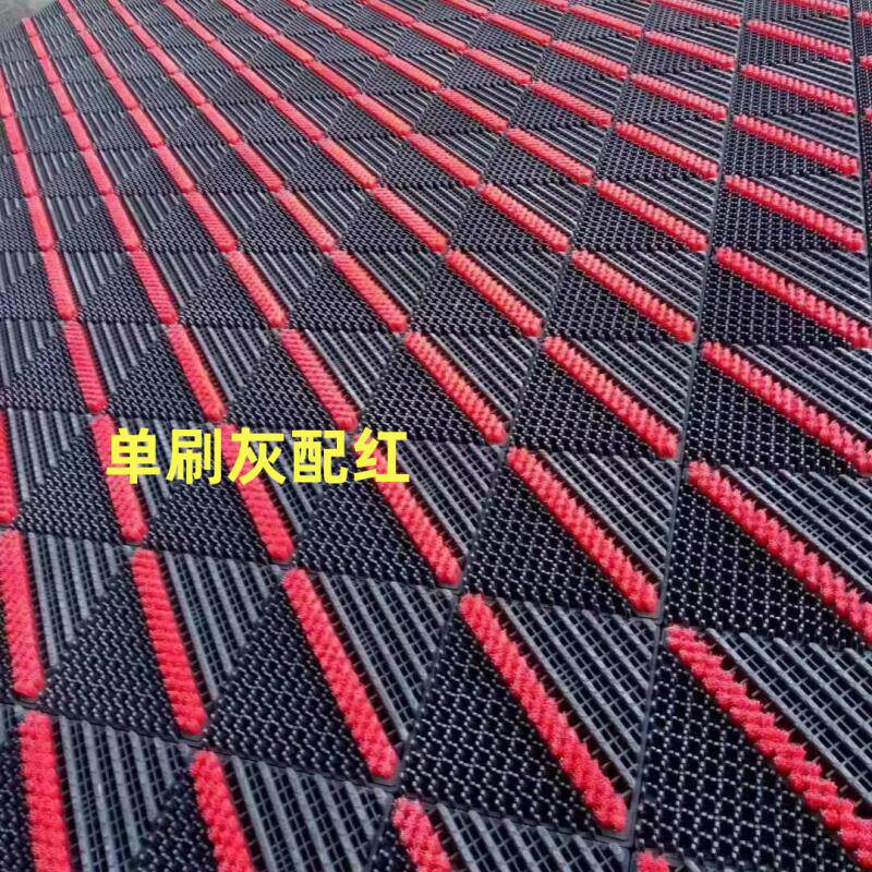 塑料拼接入户地垫防水防滑加厚