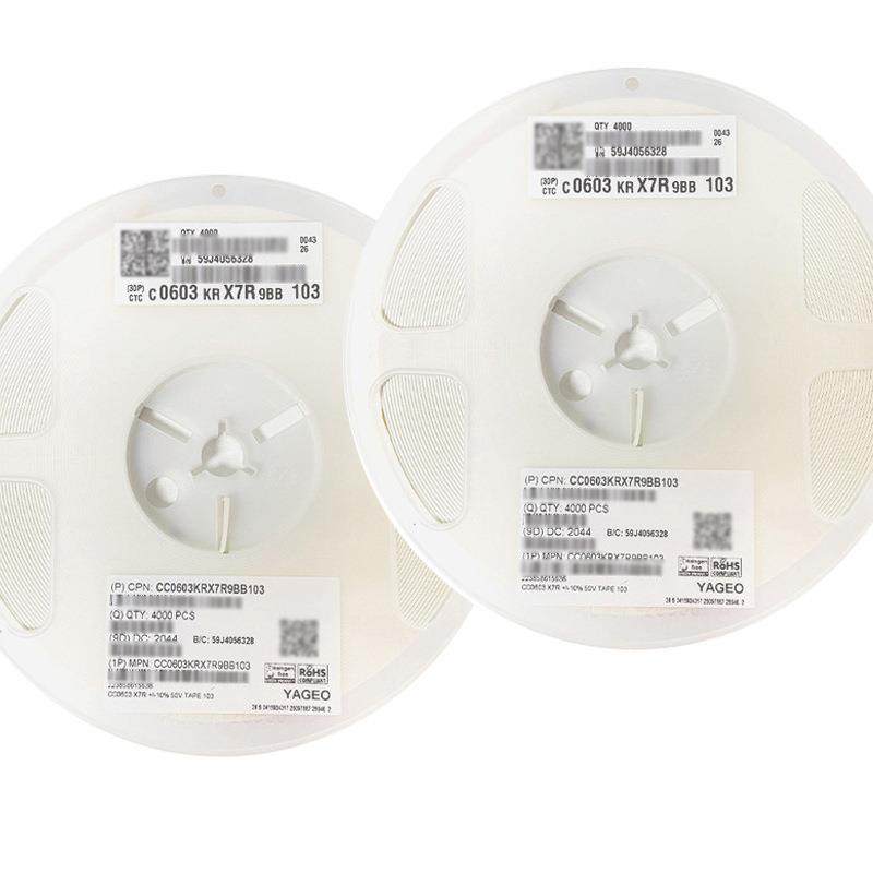 CC0603KRX7R9B10%3（10）0603103K0NFXOUB7R510V国巨贴B片电容现