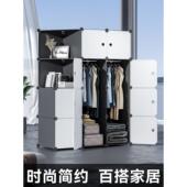 简易收纳柜柜家用卧室组装 收纳柜子宿舍小TAG衣2储物结0实耐用25