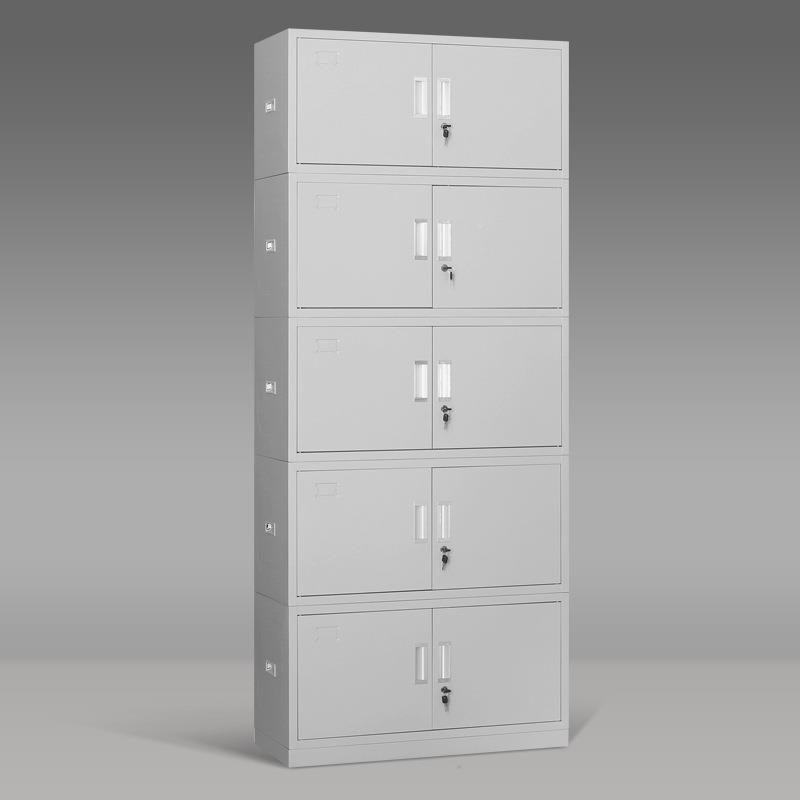 带铁文件柜办公室档案资料财务凭MK-001证更储物铁柜抽屉锁衣矮柜