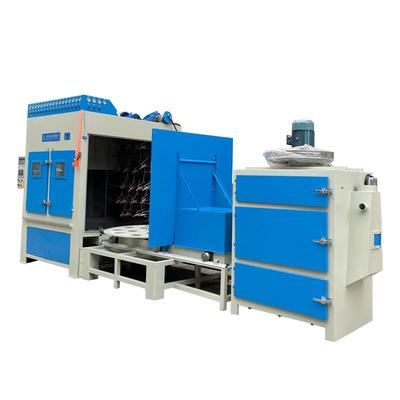 FTH重型台车转清盘自动喷砂机机械重型动模具理表面除全锈自喷砂