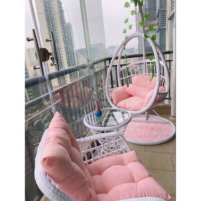 篮阳台摇NGC篮椅懒人秋单千室吊内双人吊子网红摇椅家用仿藤椅吊
