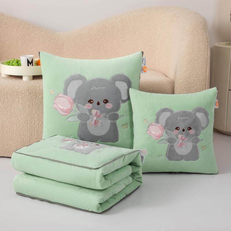 冬季两用抱枕婴儿绒卡沙发垫汽车靠办公室午通睡枕20241022加厚折,居家布艺,抱枕被,淘宝优惠券,粉丝福利购,淘宝优惠卷