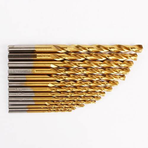 钛翻面钻钻4341不锈镀钢打55016孔头钢开铁孔直柄麻花钻头套装