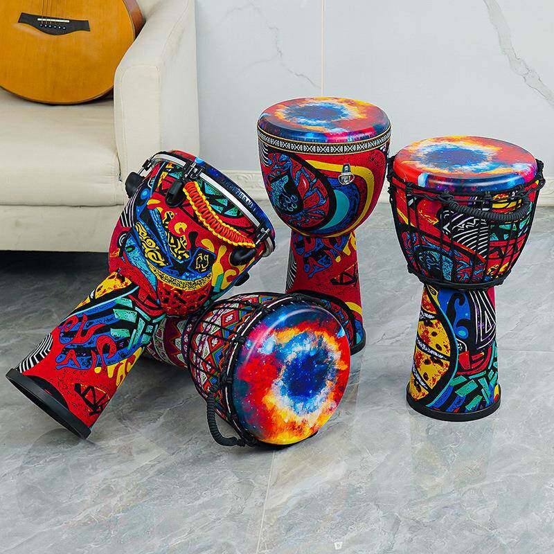 非洲鼓10寸免音可绑绳手鼓音学专业初轻质鼓调可调手鼓打击VDV乐