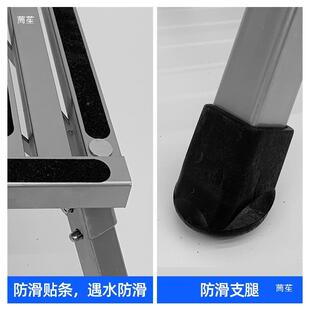 金属房车折凳tlznu+fg加厚拖挂拖车旅居车踩脚凳上车凳脚凳洗车踏