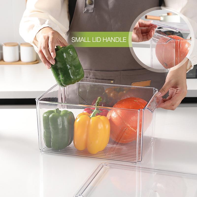 厨房收纳738八套件箱冰盒收纳整理盒蔬菜水果杂粮食物品分格保鲜