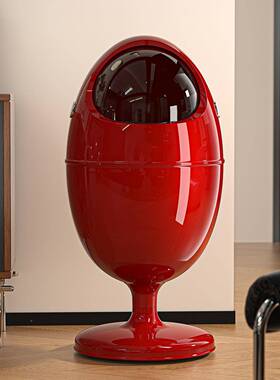 2025新款大号客厅圾桶轻奢腰高档7769垃生家用免弯高颜值卧室卫间