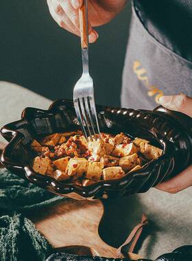 餐日特式F76SHH9T餐具陶瓷海螺碗和风创意不规则菜汤碗色厅个性异