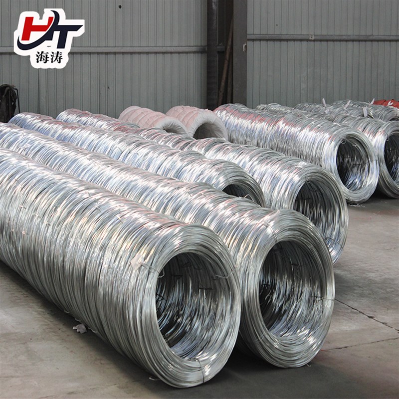 热镀锌钢丝12号铁丝 现货电镀锌铁丝改拔丝U型地钉用冷镀锌改拔丝