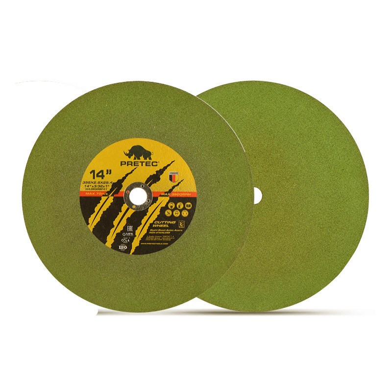 工厂直供355切割片砂轮片金属切片不锈钢铁管材角铁切片