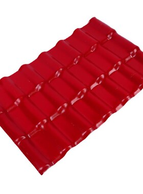 直供山东爱硕合成树脂瓦仿古琉璃瓦红色ASA合成树脂瓦