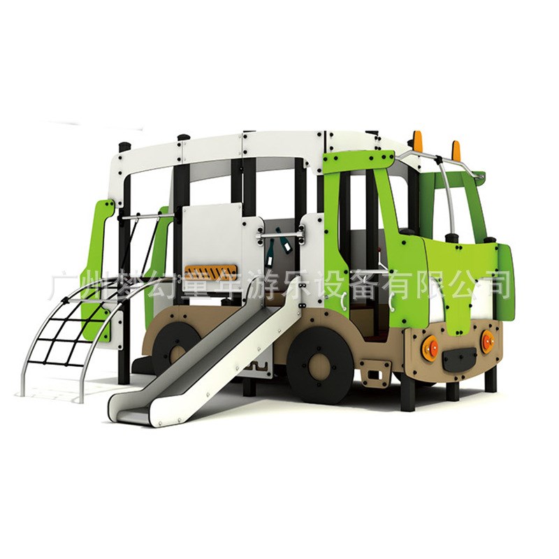 木质小房子滑梯组合设备  儿童造型组合滑梯  户外木质组合拓展屋