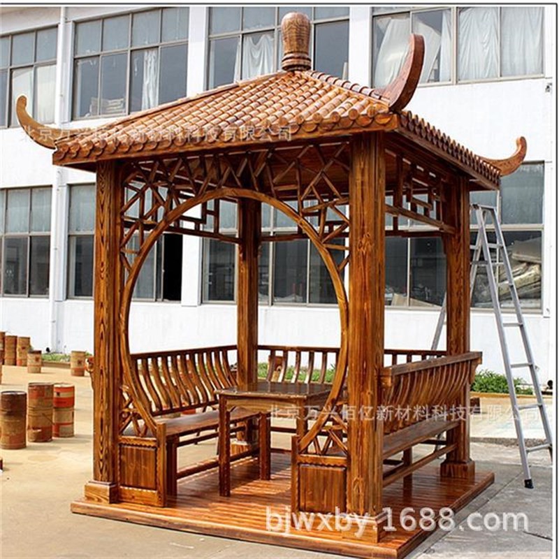 北京工厂樟子松防腐木实木板承接实木防腐木景观工程实木凉亭