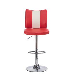 立领红色时尚 吧椅脚凳主图盟