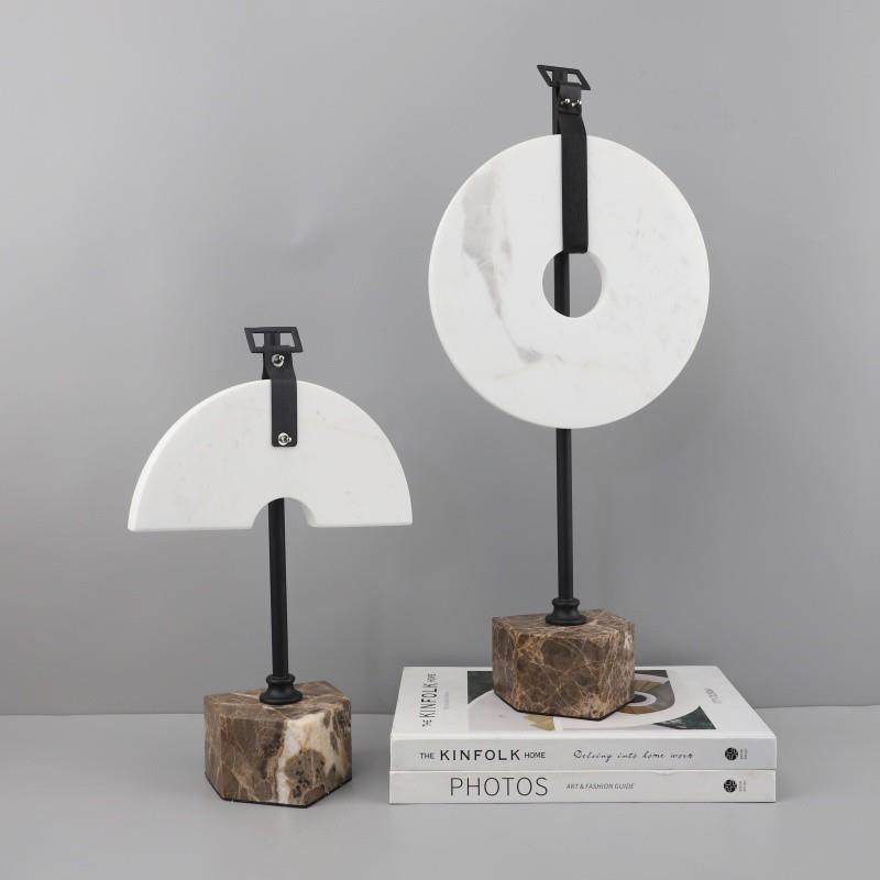 现代轻奢大理石平安扣装饰摆件客厅玄关酒店书房电视柜家居装饰品,畜牧/养殖物资,畜牧/养殖器械,淘宝优惠券,粉丝福利购,淘宝优惠卷