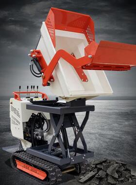 HT500微型液压自卸运输翻斗车建筑工地搬运农场果园装卸小推车