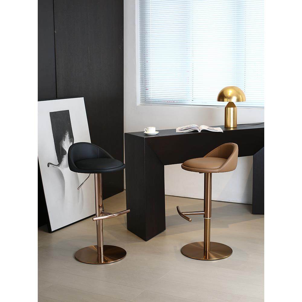 现代简约吧台椅轻奢家用吧凳不锈钢吧椅高脚凳旋转吧台凳岛台椅子,纺织面料/辅料/配套,纺织机械配件,淘宝优惠券,粉丝福利购,淘宝优惠卷