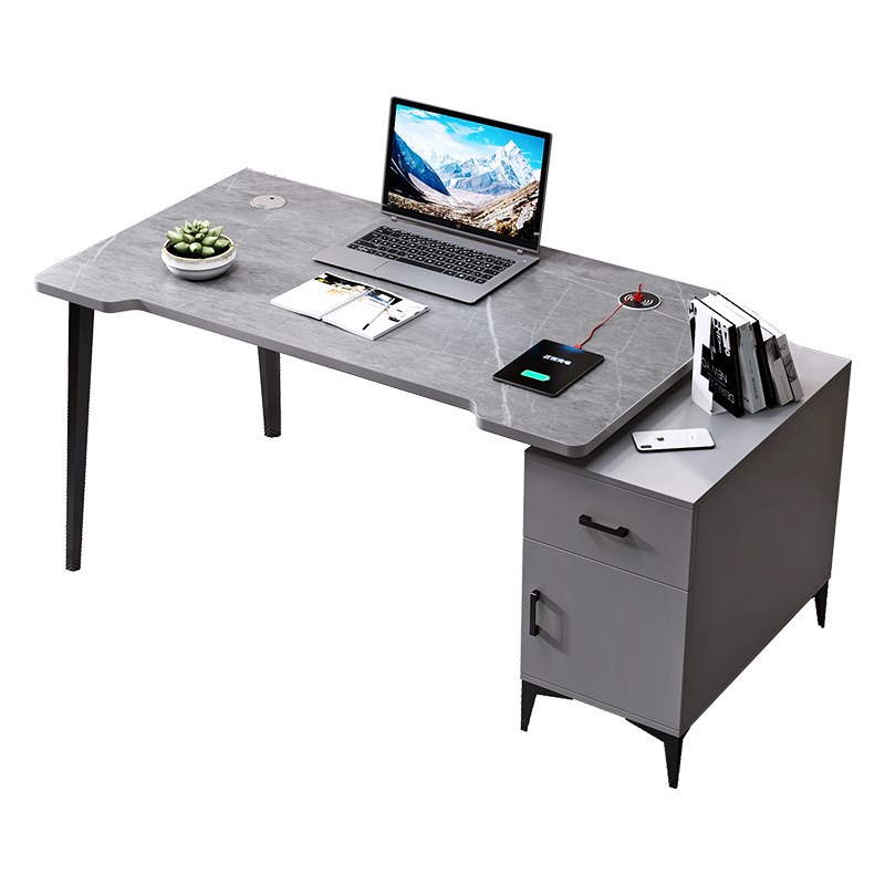 电脑台式桌家用书桌简约现代学生学习写字桌轻奢女生卧室办公桌子