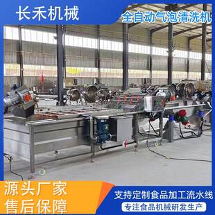 全自动果蔬泡清淋洗机酱菜料包清洗机商用气高喷YZT压洗菜机