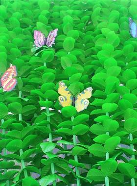 绿色叶子门帘竹馆子挂帘玄隔断阳378帘台宾餐馆茶吧足浴店装关饰