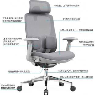 公约椅电脑椅家用职网布办公椅简转椅升降椅办公室人A069办体工学