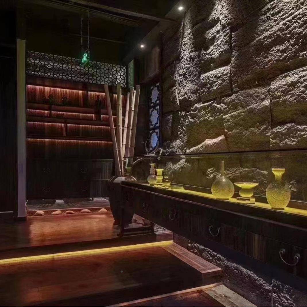 pu石皮构件圆盘p氨酯材质门头装泥聚饰和旋u水文化382石艺术石外