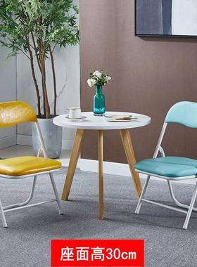 成坐人矮椅用可OQY折叠简约家茶几凳小学生写作饭有靠背小凳吃子