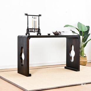 实木烧桐FPI木琴桌古长琴桌凳桌桌国学书法桌仿古古琴茶桌凳