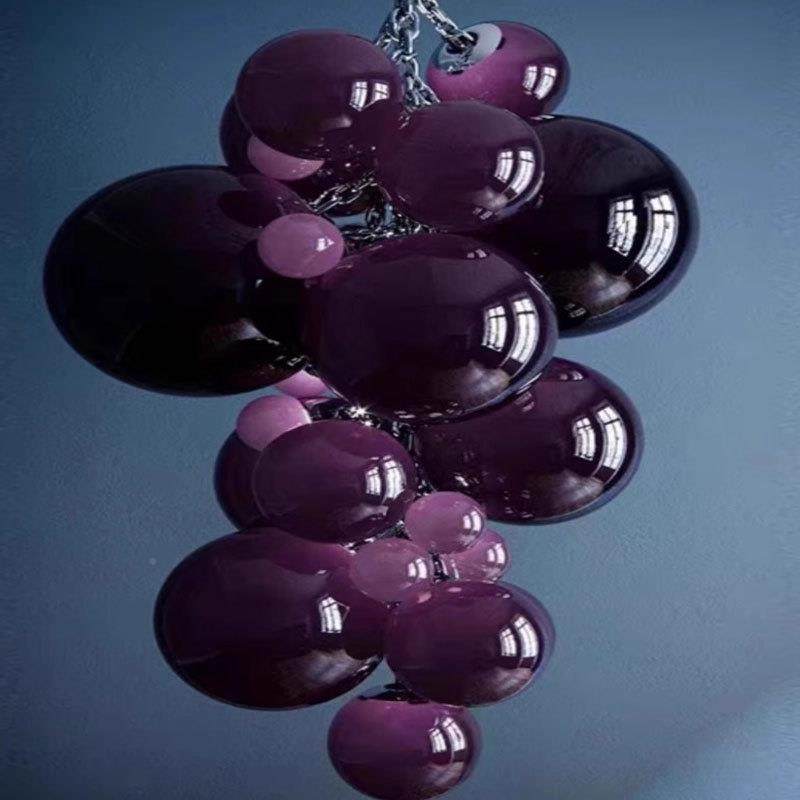 意大萄利设计师吊灯34330高颜值餐果实葡吊灯挑空梯间楼厅吊灯现