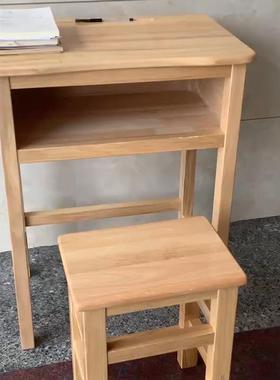 实木桌子儿童学习课桌凳学37270课家桌椅厂直销学课桌凳生全实木