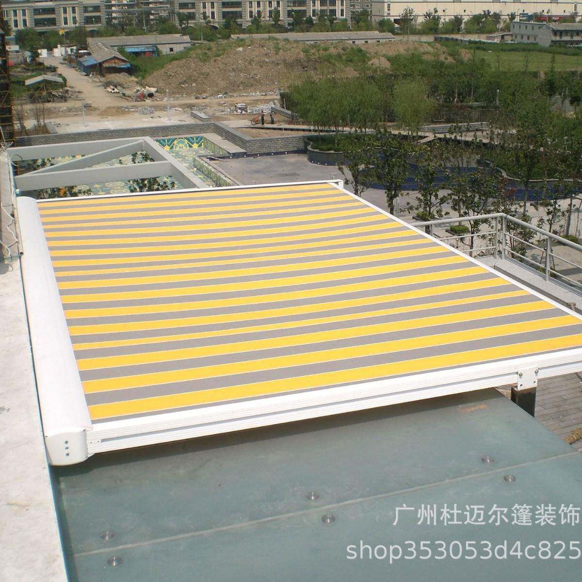 户外遮阳铝合金天幕电幕动天帘玻璃顶幕阳DM-930隔热天阳光房遮篷