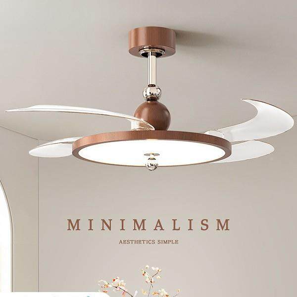 胡扇桃色风947扇灯复古隐形餐厅吊全光谱灯护眼卧木室带风扇护眼,家装灯饰光源,风扇灯,淘宝优惠券,粉丝福利购,淘宝优惠卷