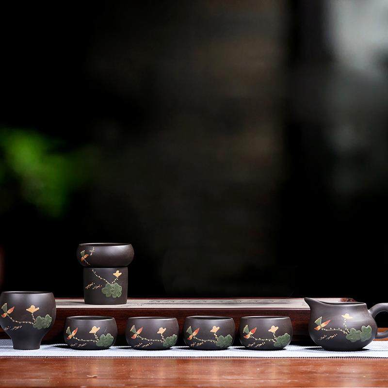 厂家宜紫砂壶制全手工作黑泥荷兴塘纯月色产品914青蛙壶