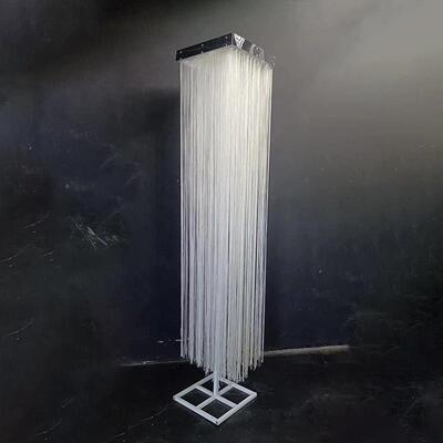 婚庆道具成流苏帘方半雪摆件路引婚礼帘堂装饰形线舞台品NJZ背景
