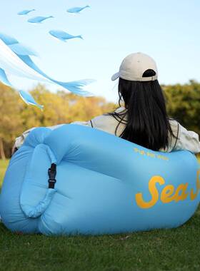 ?气沙发懒餐户外便携式气垫人床野露营冲气床垫空气床音乐充ULZ节