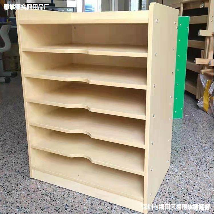 纸收纳架收多层画纳纸柜10088419画画室4开卡纸纸张存储8材层摆放