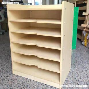 纸收纳架收多层画纳纸柜10088419画画室4开卡纸纸张存储8材层摆放