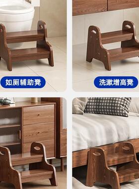 宝宝洗手洗漱台阶梯家用床楼脚梯儿童步梯卧室上踩FUO爬梯脚踏凳