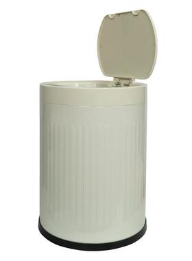 媳帮厨房智能垃0圾桶音1L感应静LH-D04收纳乐桶红外感应圆形垃圾