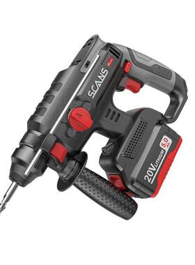 scans朝能锤多功IGQ能20V无轻型无刷锂电电冲击钻混凝土开墙镐S52