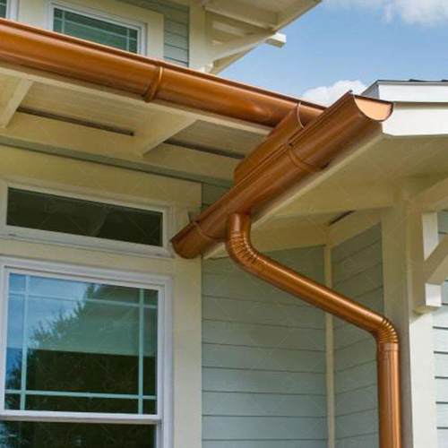 纯铜天沟雨水槽屋檐排水沟别墅古建装饰落水系统金属铜落水管