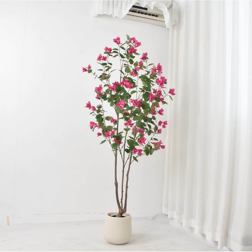 仿真植物三角梅盆栽室内装饰三角梅树落地盆栽