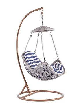 跨境款灰色魔叶吊椅院鸟巢吊篮56号吊兰双人秋千掉懒人吊庭床藤家